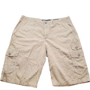 BKE Samuel Athletic Fit Cargo Shorts Men’s 38 Khaki Beige